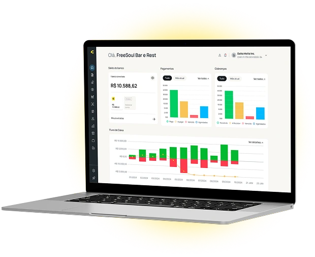 Tela da plataforma Contbank
